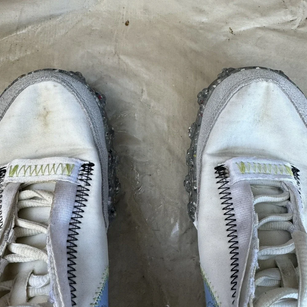Nike Waffle‎ Racer Crater Womens Size 5 White Athletic Shoe Sneakers CT1983-106